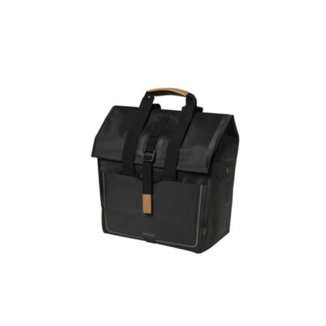 Basil Urban Dry Shopper Single Pannier Charcoal/25L
