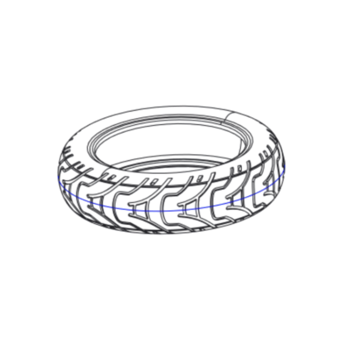 Dualtron Dolphin Electric Scooter Tubeless Tyre