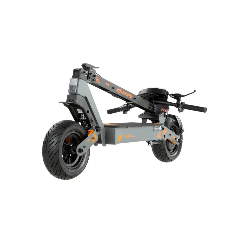Kugoo KuKirin (Kugoo) G4 Electric Scooter Front Three Quarters Folded on a white background