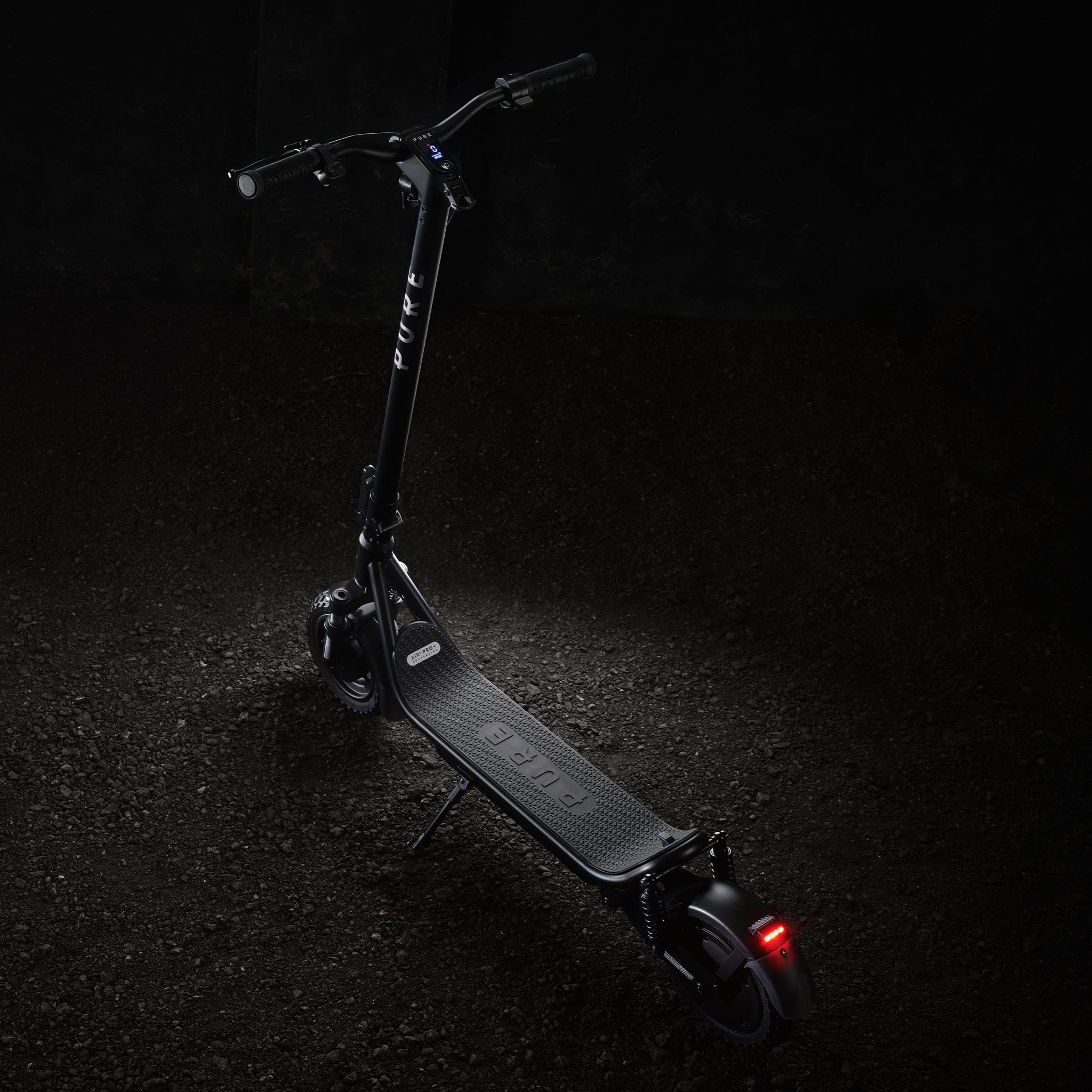 Pure Electric Scooter Black Air⁵ Pro+ Suspension