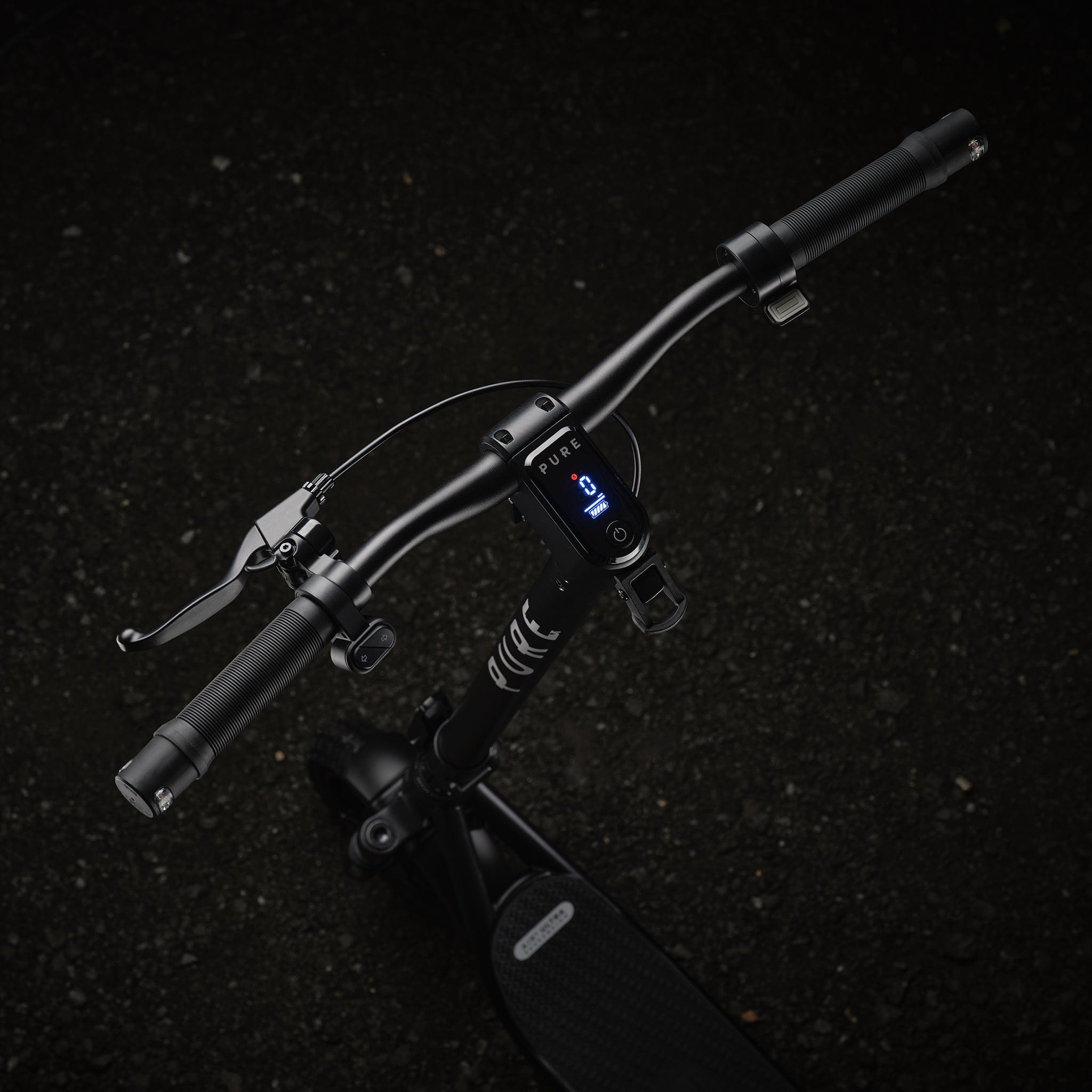 Pure Electric Scooter Black Air⁵ Ultra Suspension