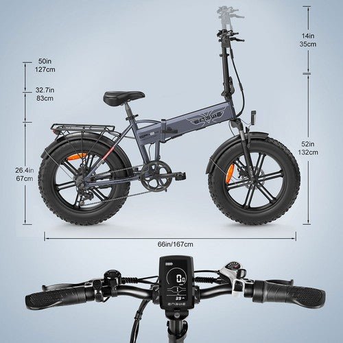 Engwe EP-2 Pro Electric Bike (Black) - LOCO Scooters