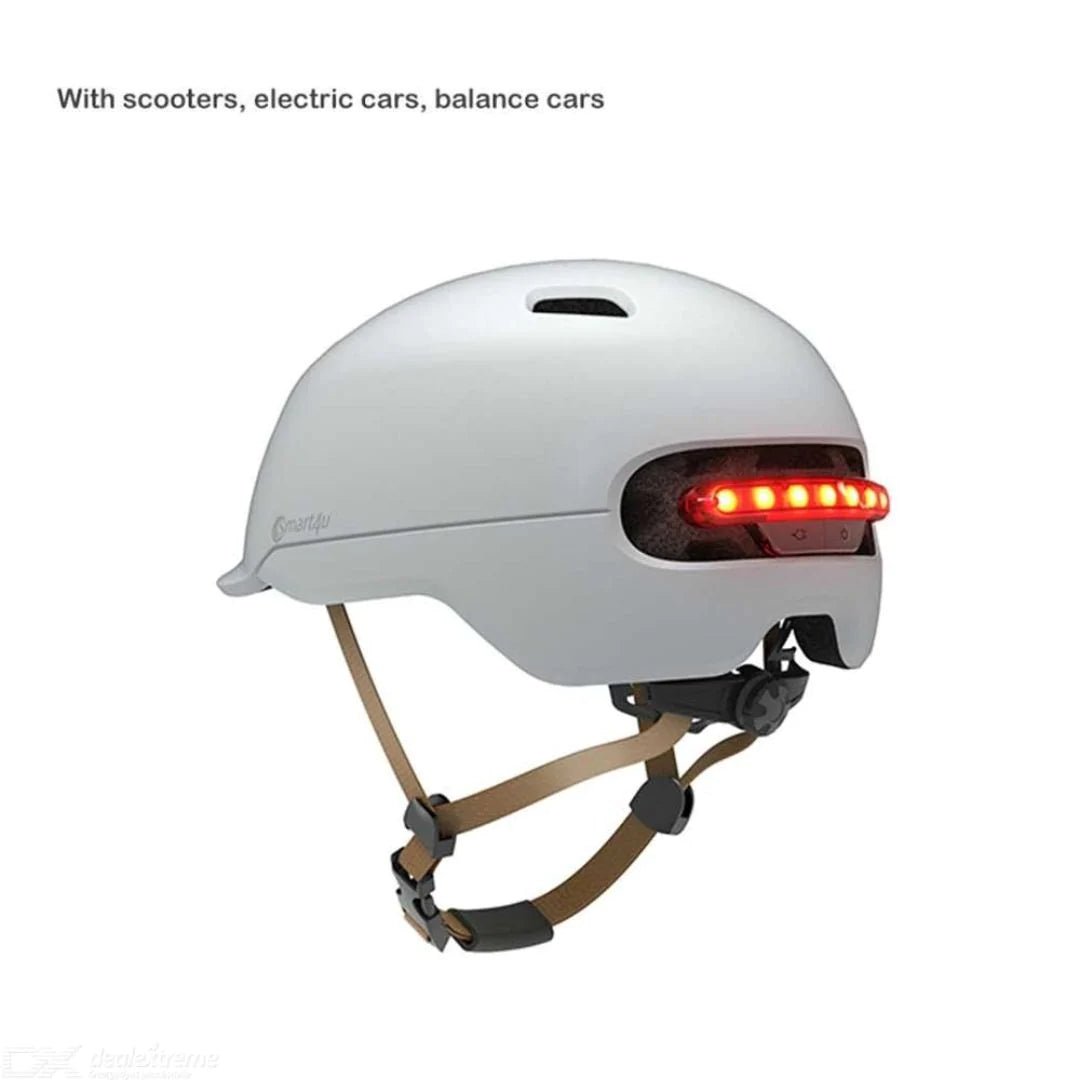 Smart4U SH50 Helmet White Large - LOCO Scooters