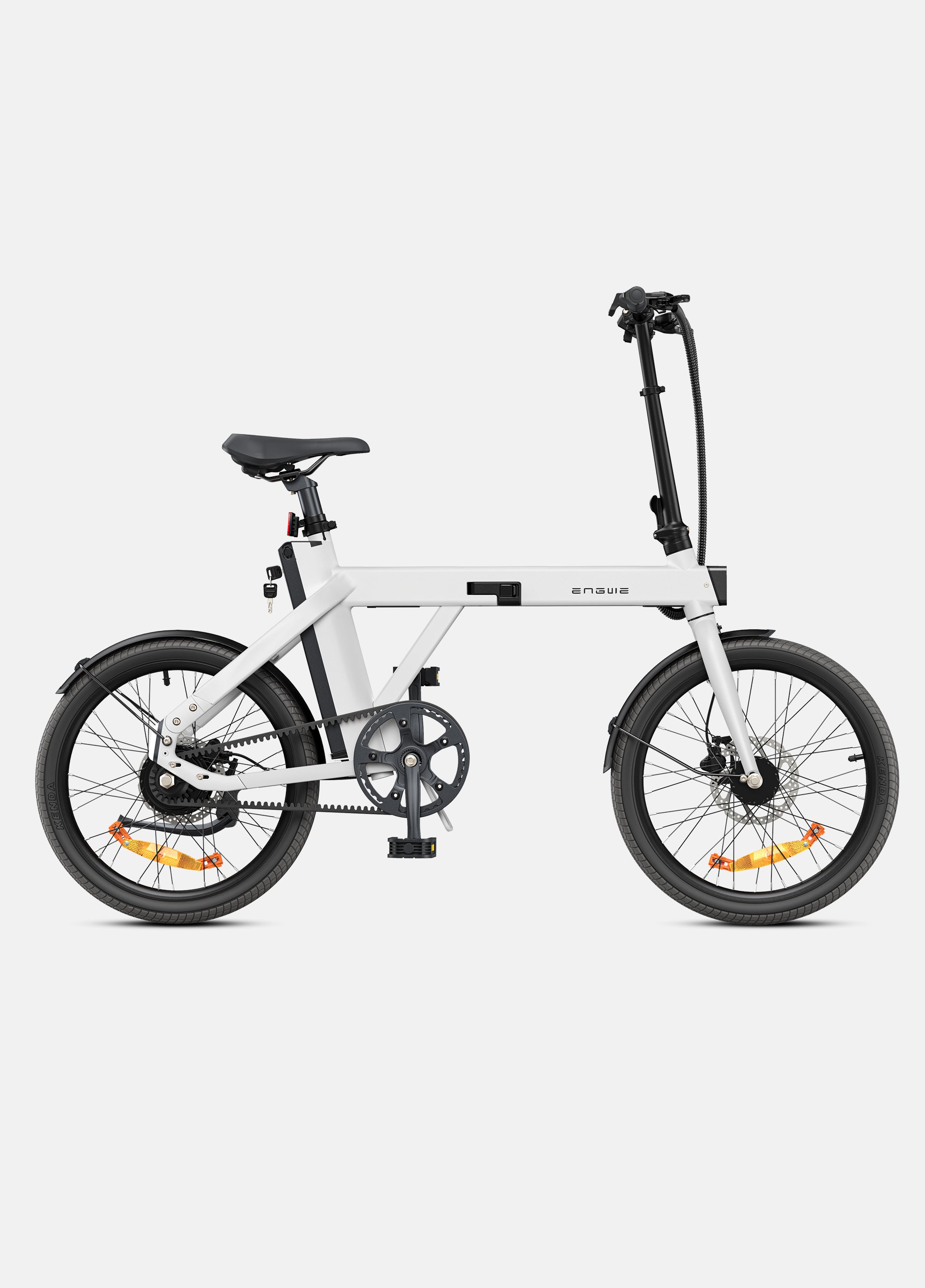 Engwe P20 Electric Bike White-LOCO Scooters Dublin