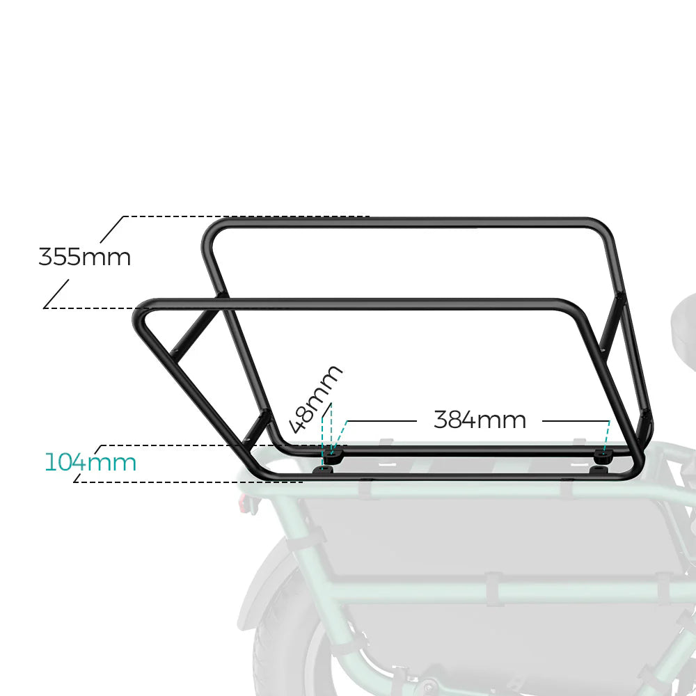 Fiido Child Safety Fence (with Seat Cushion) for Fiido T2 – Secure Seating – Image 1