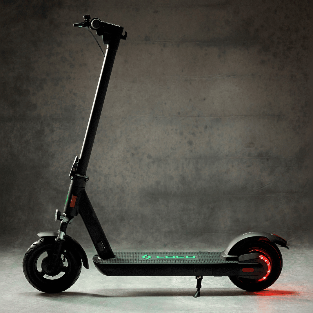 LOCO Motion Pro electric scooter with LED lighting