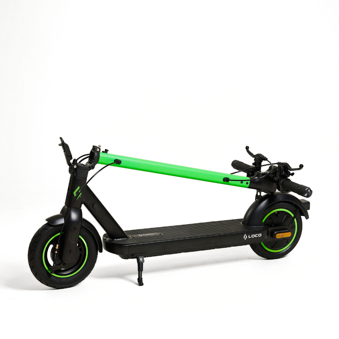 LOCO City electric scooter side profile showing full scooter design