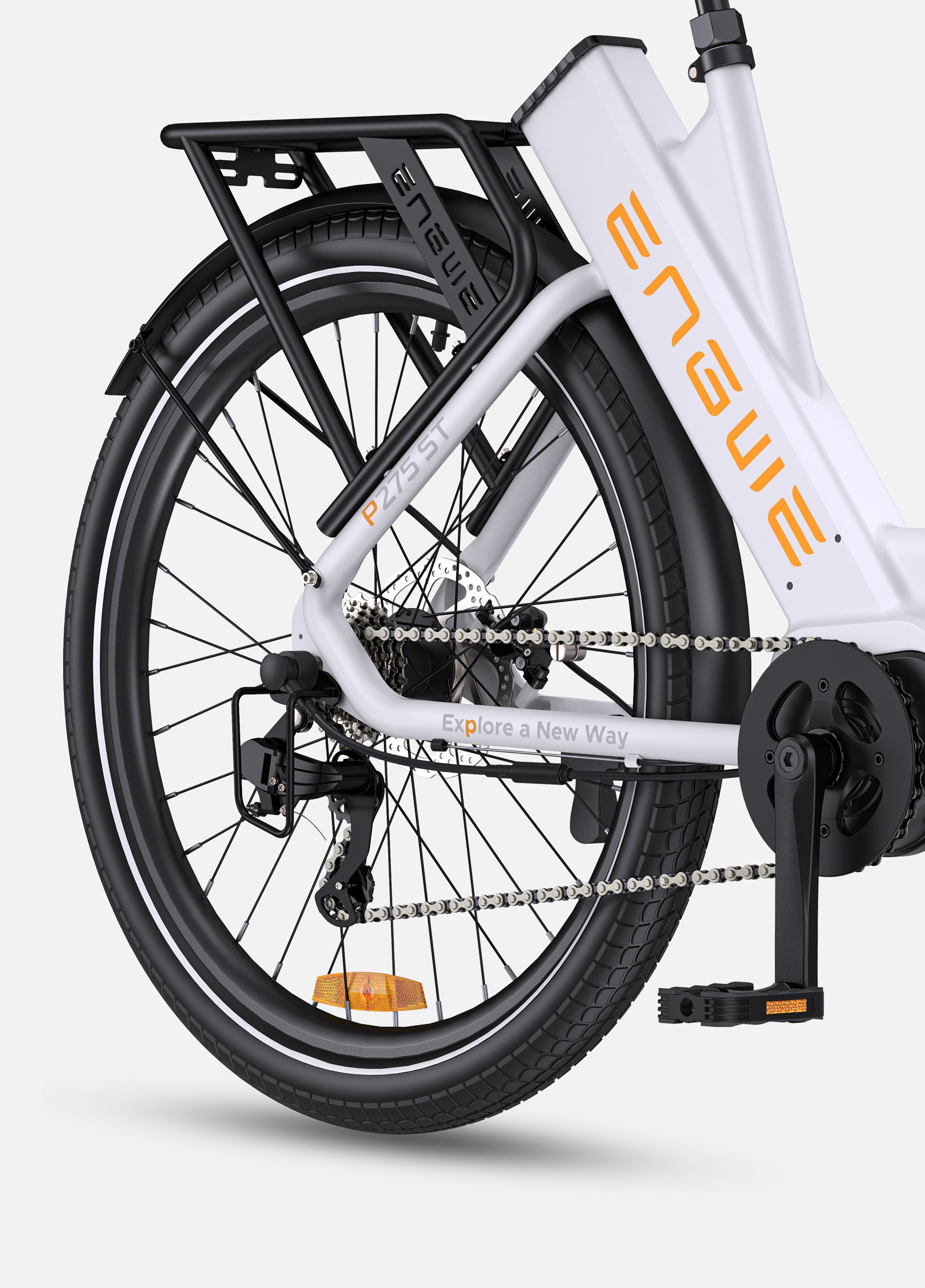 Engwe P275 Electric Bike White