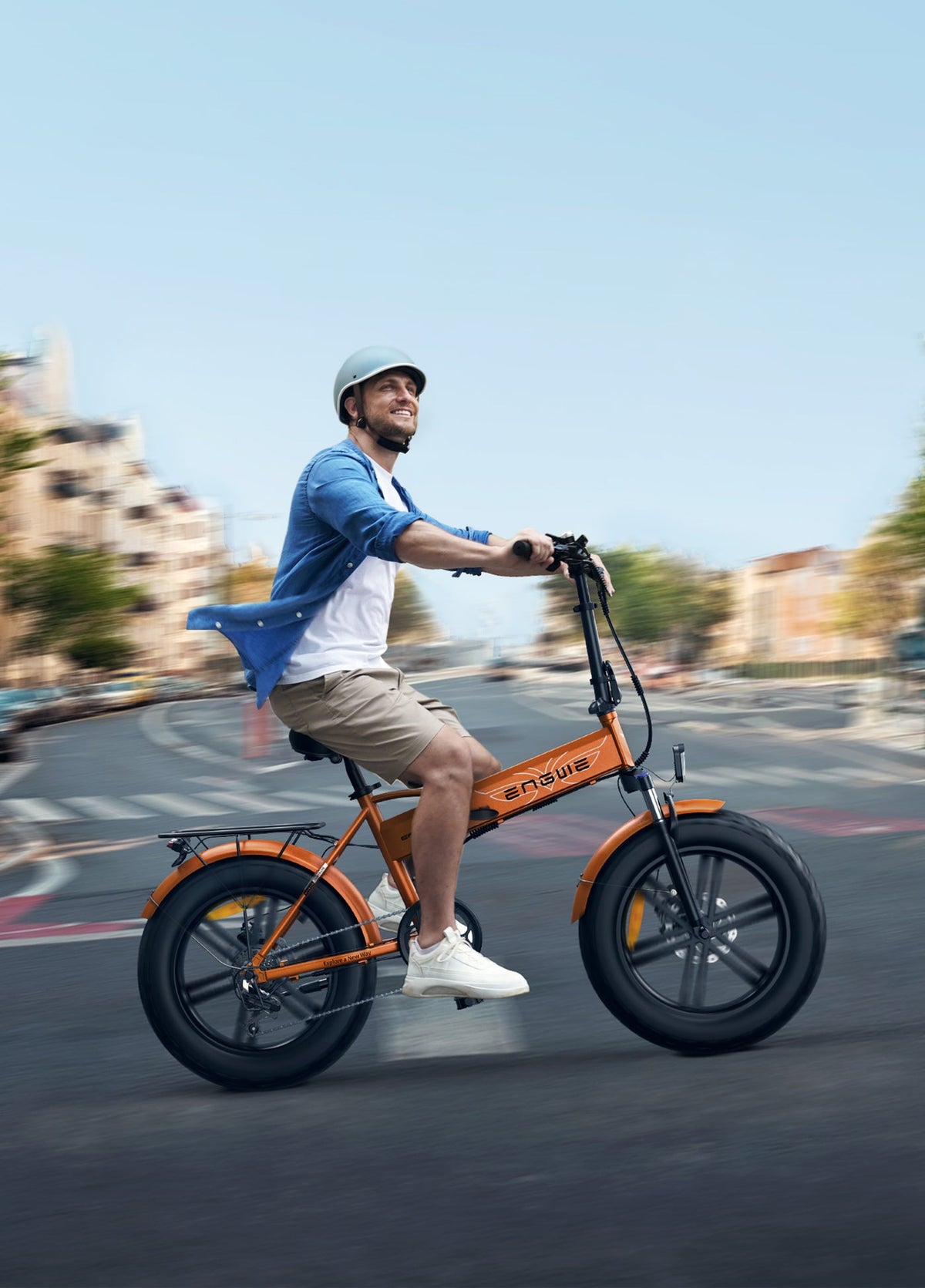Engwe EP-2 Boost folding fat tyre eBike with Boost in Ireland