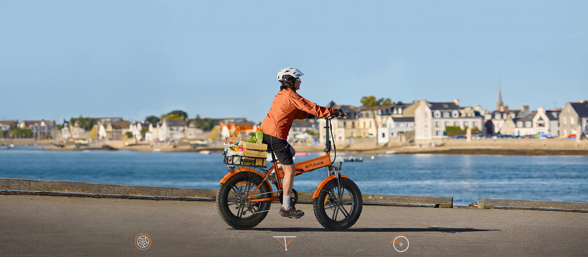Engwe EP-2 Boost folding fat tyre eBike with rack