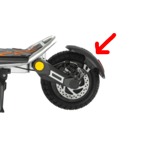 KuKirin A1 rear mudguard