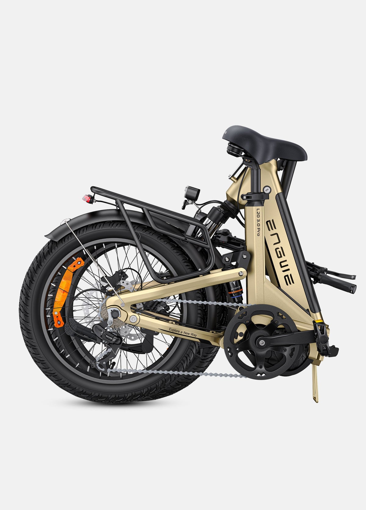 Engwe L20 3.0 Pro folded for storage