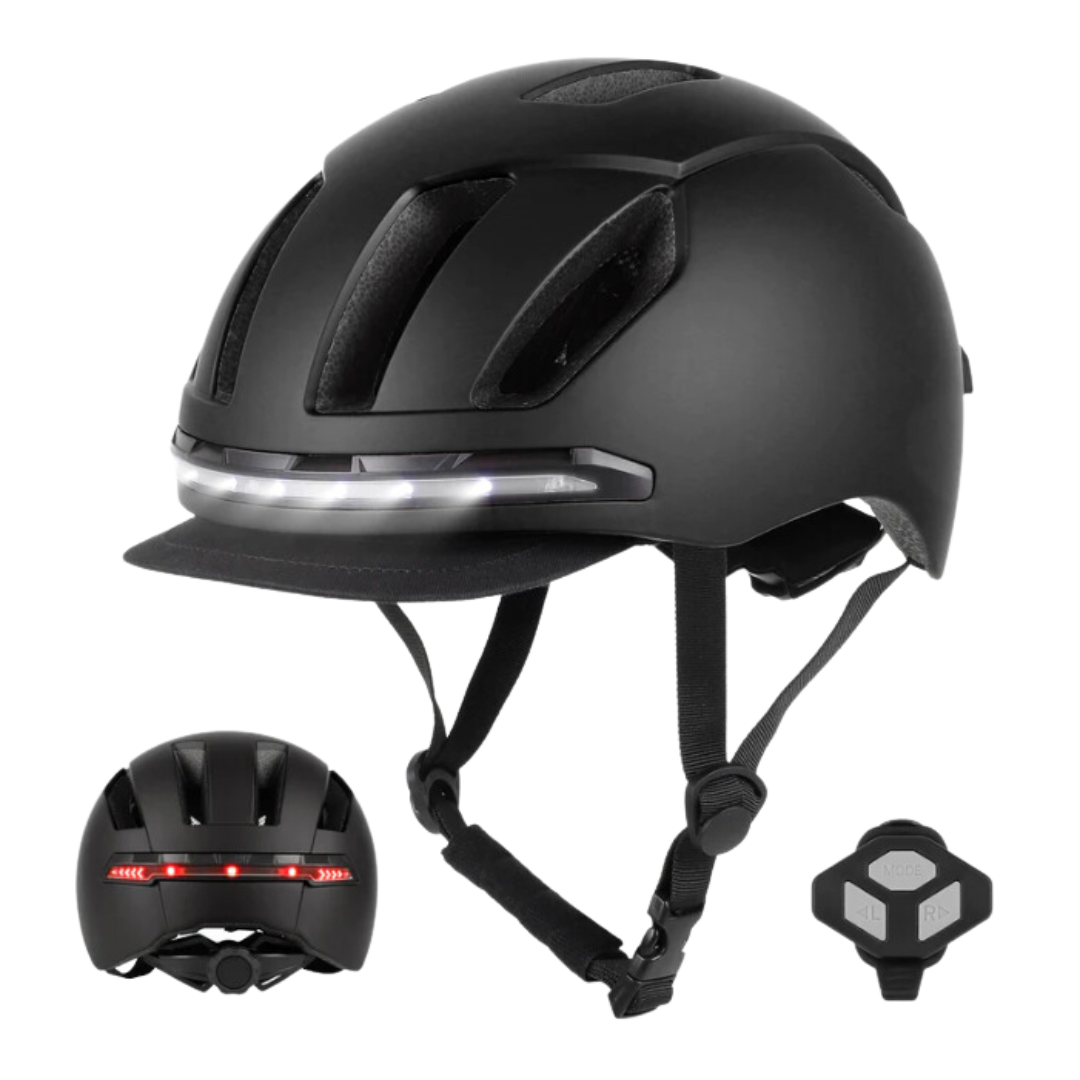 Ulip Smart Helmet Black Large-LOCO Scooters Dublin