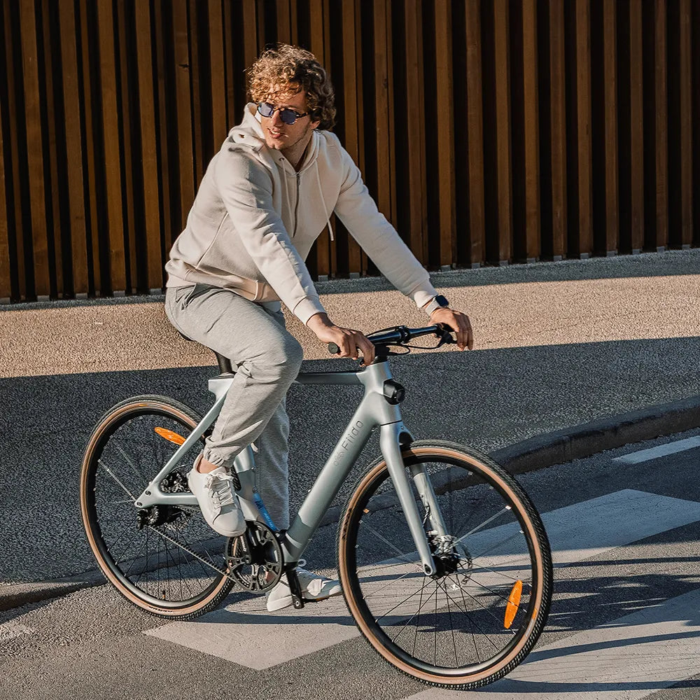 Fiido Air carbon frame fork bars and seatpost