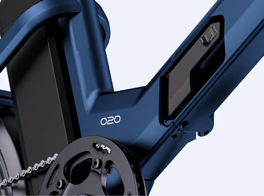 Engwe O20 Boost fold and park