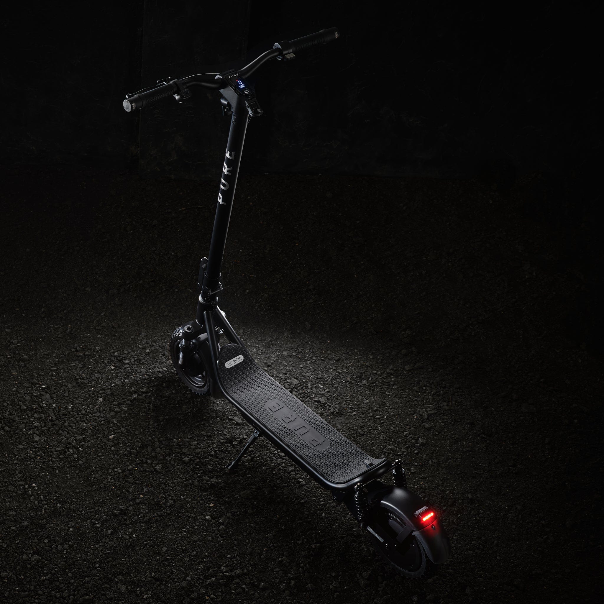 Pure Electric Scooter Black Air⁵ Ultra Suspension