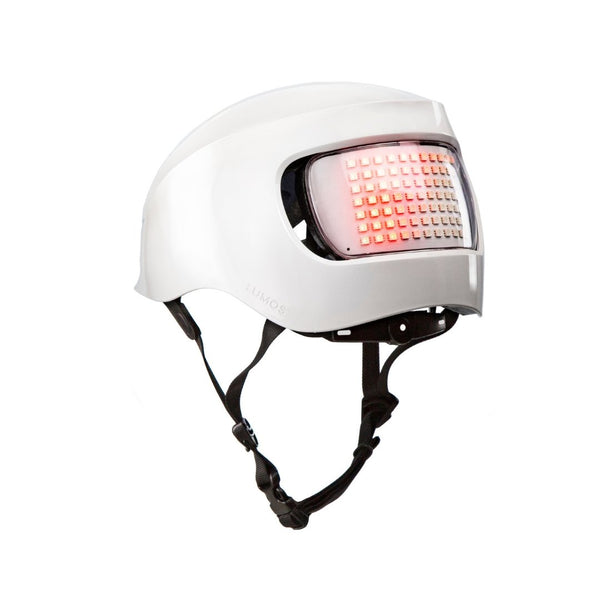 Lumos Matrix Smart Helmet Pearl White
