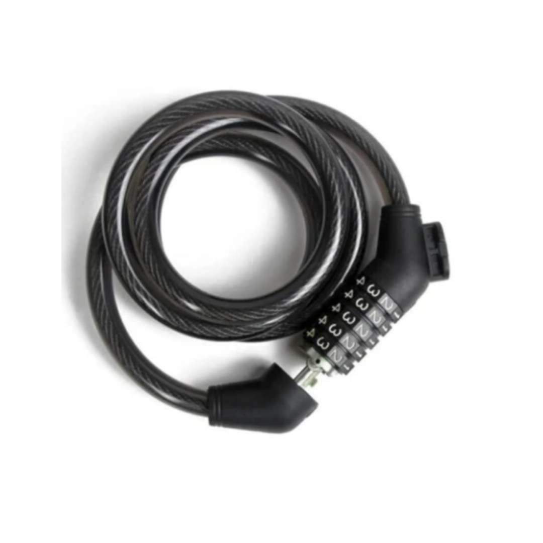 Spiral Cable Combination Lock 1.8m - LOCO Scooters