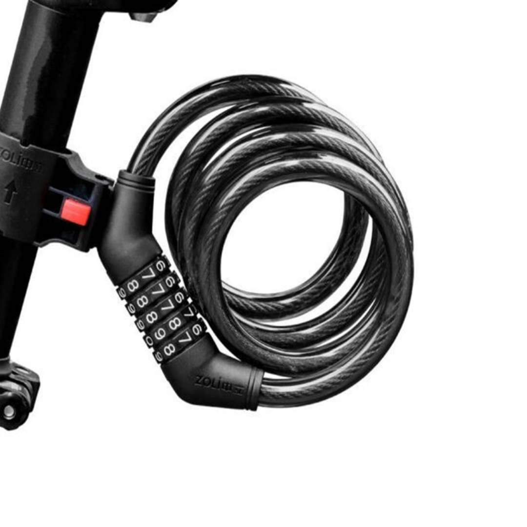 Spiral Cable Combination Lock 1.8m - LOCO Scooters